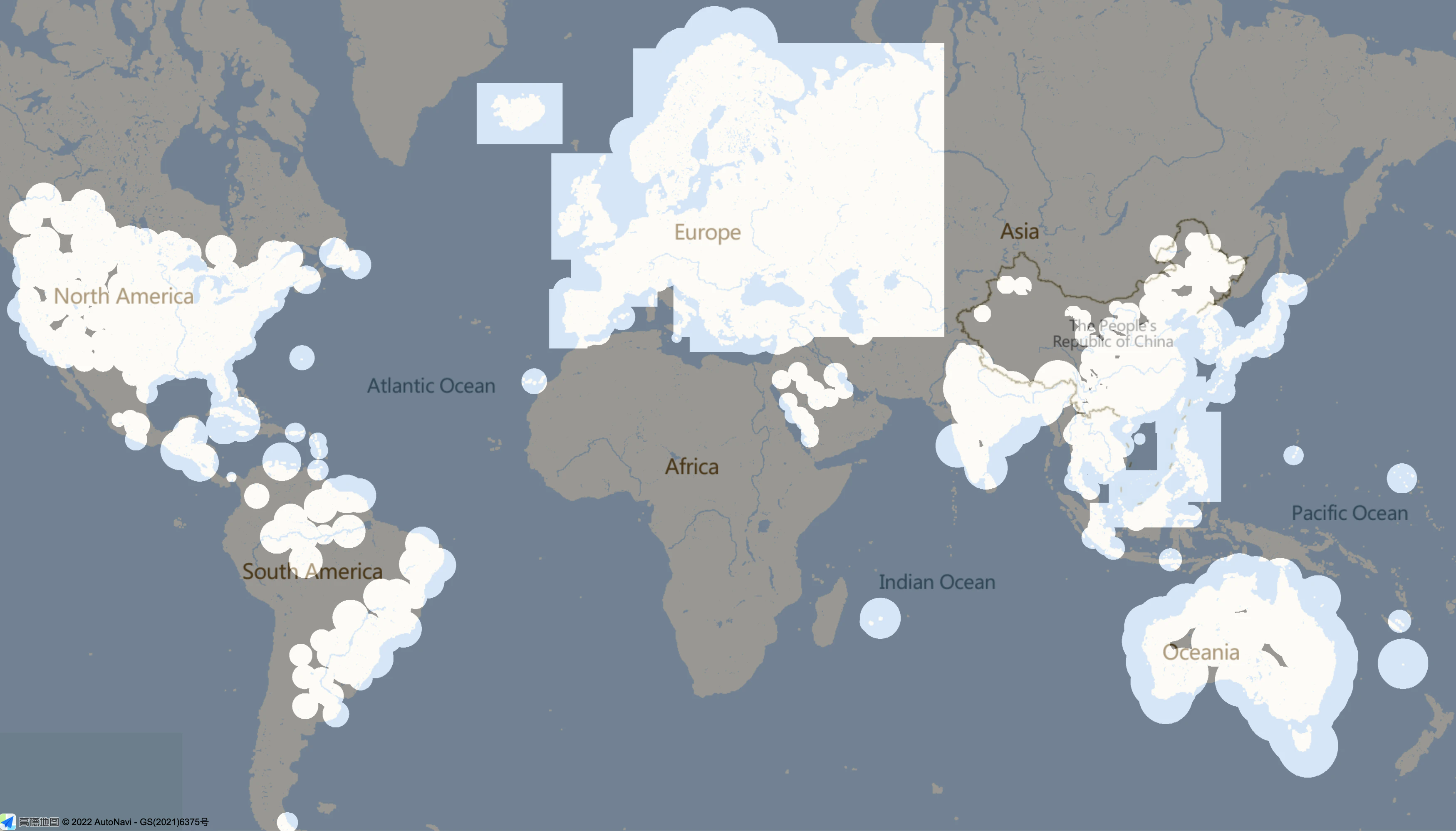 Coverage map